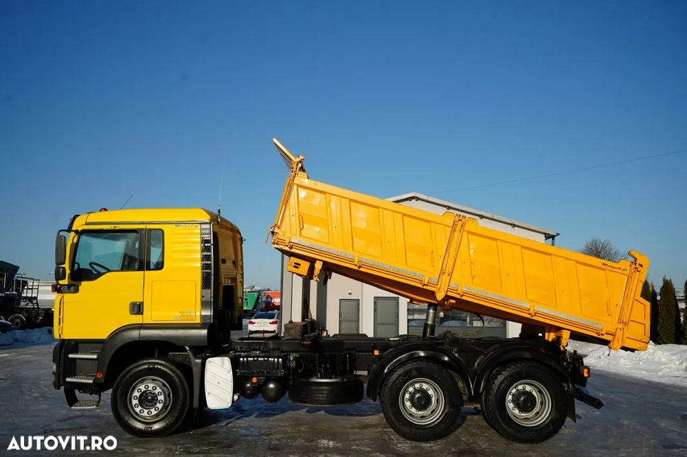 MAN TGA 26.410 / 6x4 / BASCULATOR 3 LATURĂ / MEILLER KIPER / MANUAL / - 3