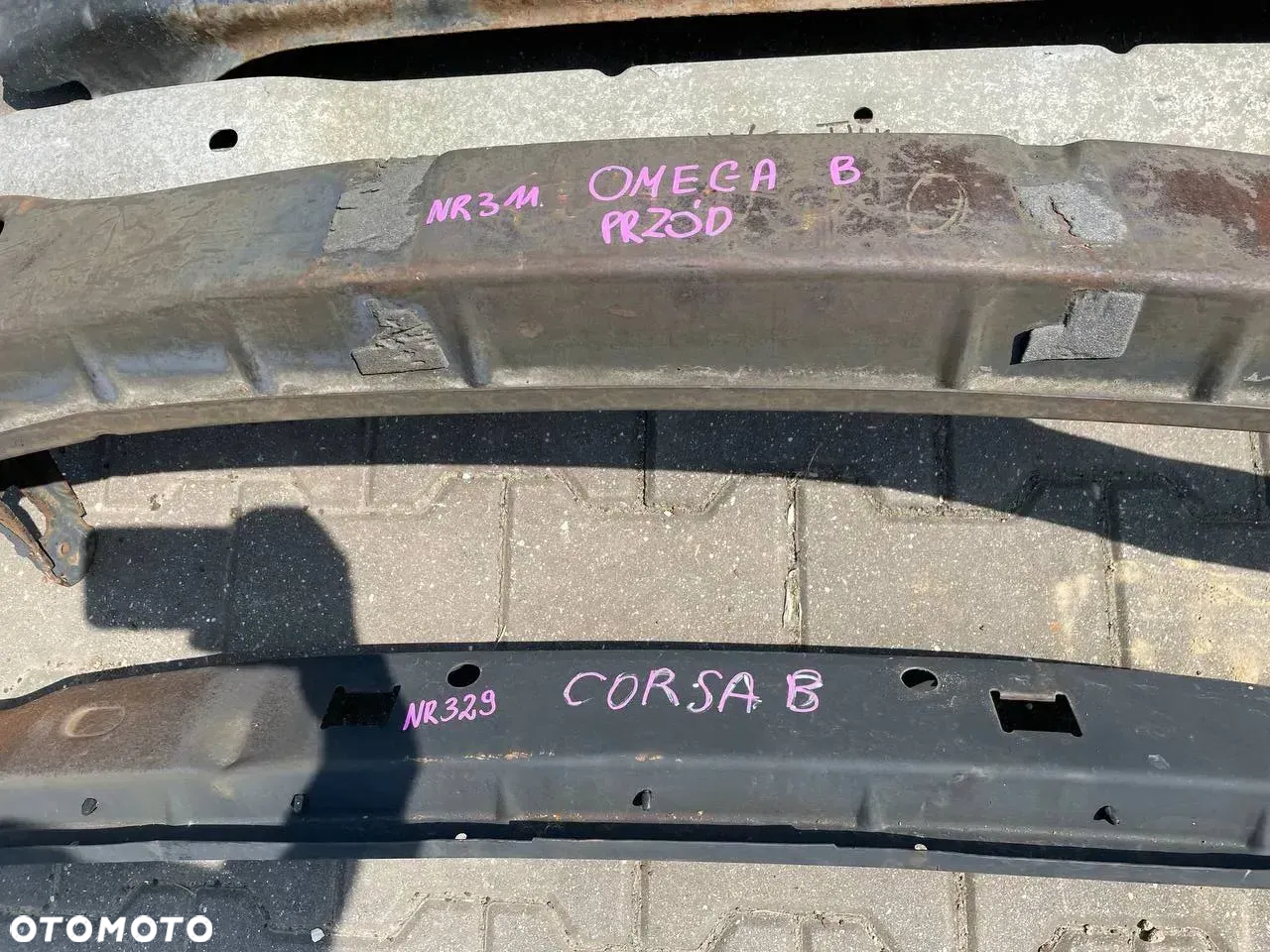 BELKI ZDERZAKA OPEL PRZÓD TYŁ - 15