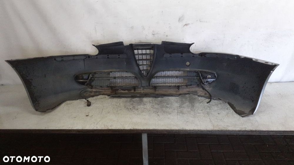 ^ ZDERZAK PRZÓD PRZEDNI DO ALFA ROMEO 147 SREBRNY HALOGENY USZKODZONY!! - 5