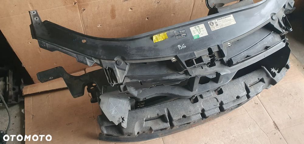 Pas przedni wzmocnienie chłodnica chłodnice wentylatory VW Passat B6 2.0 TDI 3C0121253AB 3C0145805AD 1K0121207BC 1K0121205AD - 3