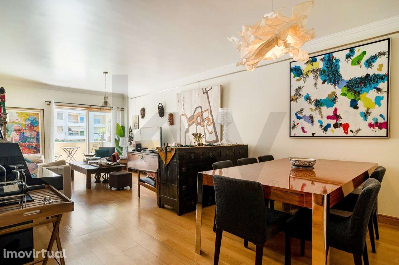 T3 Único nos Jardins da Parede | Vista Desafogada e de Mar | Varandas - Grande imagem: 4/23