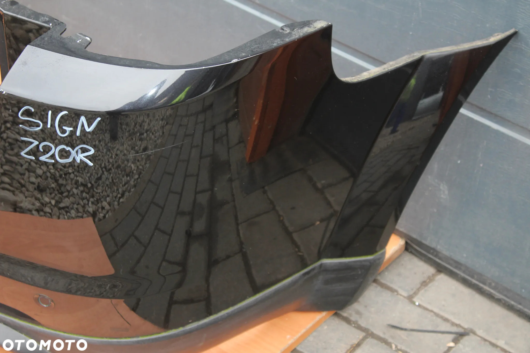 ZDERZAK TYŁ TYLNY OPEL SIGNUM Z20R PDC DYFUZOR DWA WYDECHY - 2