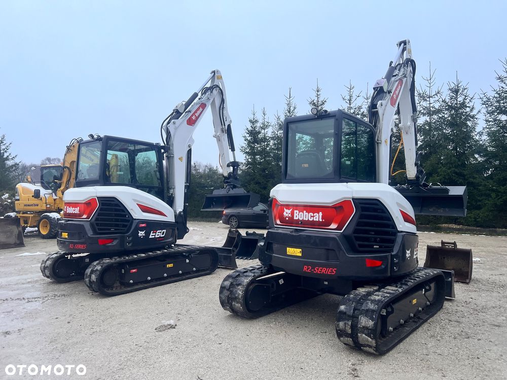 Caterpillar Minikoparka BOBCAT E55Z 23r E60 5 6 tony dodatk linie hydr e35 e 34 e35z cat 304 303,5 serwisowana 1 wł koparka gąsienicowa Cat 303.5 304 305 305.5 306  Kubota 3,5tony - 1