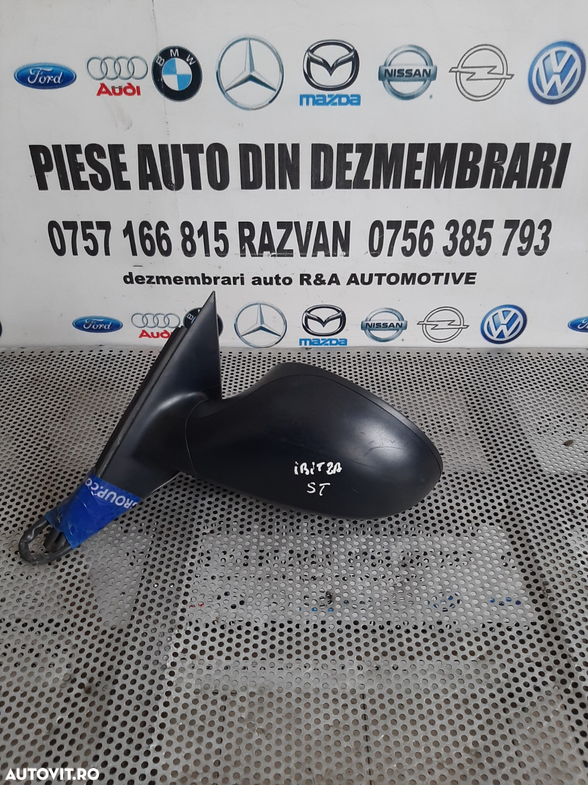 Oglinda Stanga Seat Ibiza An 2002-2003-2004-2005-2006-2007-2008-2009 Vanduta De Firma Cu Garantie L - 4