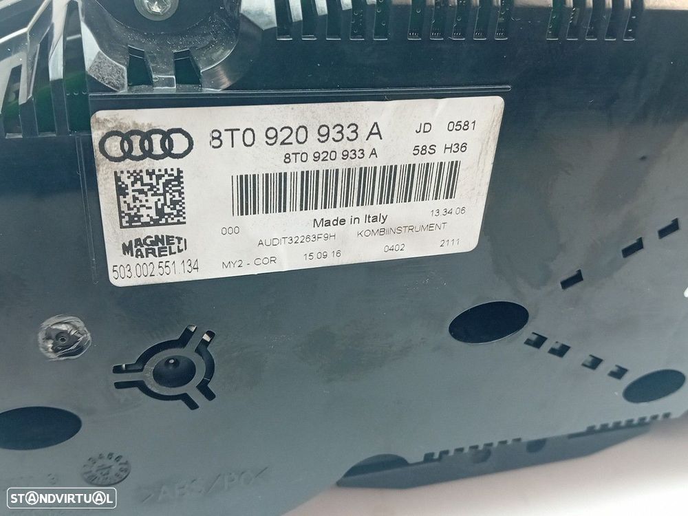 Quadrante / painel de instrumentos AUDI A5 Sportback (8TA) - 5