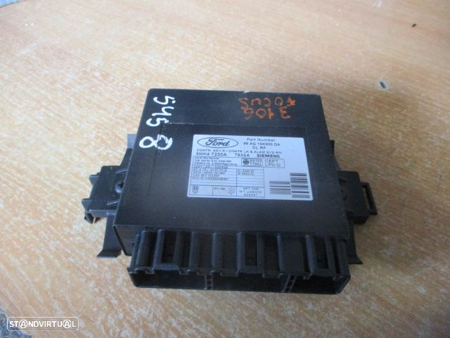 Modulo 98Ag15k600da FORD FOCUS 1998 1.4I 75CV 0P Centralina Do Fecho Central - 4