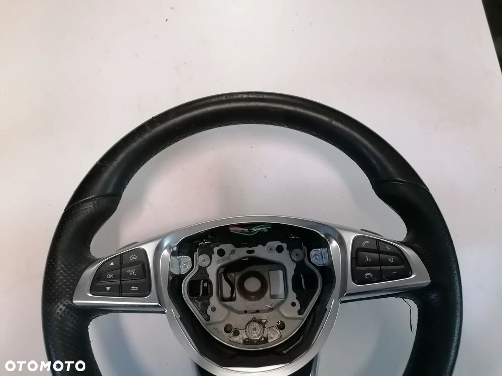 MERCEDES C-KLASA W205 18r KIEROWNICA MULTIFUNKCJA SKÓRZANA ŁOPATKI - 5