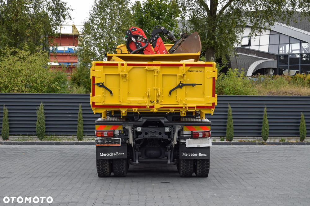 Mercedes-Benz AROCS 3243 / 8x4 / EURO 6 / HDS PALFINGER EPSILON Q170Z / ROTATOR / CHYWTAK / STEROWANIE RADIOWE / WYWROTKA / HYDROBURTA / AUTOMAT / SYSTEM KAMER CYFROWYCH / KAMERA COFANIA / NAWIGACJA / HAK / NISKI PRZEBIEG / 2020 / SERWISOWANY / SPROWADZONY - 5