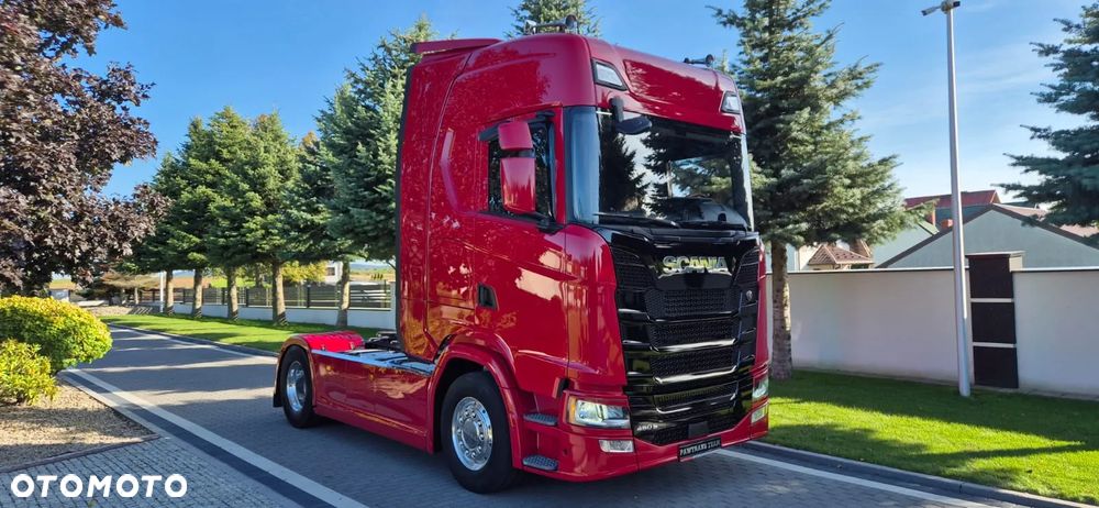 Scania SCANIA///S450///2022///STANDARD/// RETARDER///KLIMATYZACJA POSTOJOWA/// FULL LED///NAWIGACJA///ALUFELGI/// ZABUDOWY MIĘDZYOSIOWE///WAGA/// PERFEKCYJNY STAN - 1