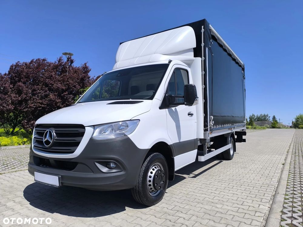 Mercedes-Benz Sprinter 519,190KM, Winda + Plandeka 8 Palet, Firana, Salon Polska! - 29