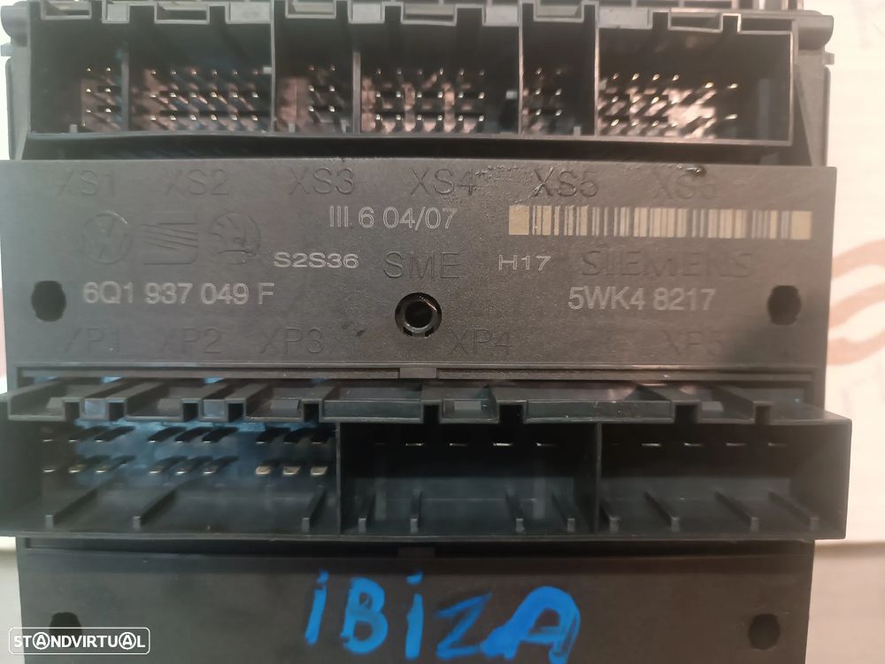 MODULO CONFORTO UCH / BSI VOLKSWAGEN POLO / SEAT IBIZA 6L 6Q1937049F 5WK48217 - 1