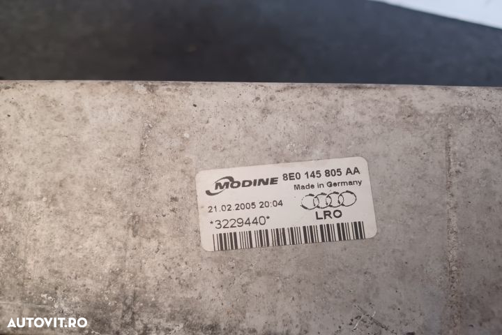 Radiator racire cu apa circuit intercooler 8E0145805AA MX1253 8E01458 - 5
