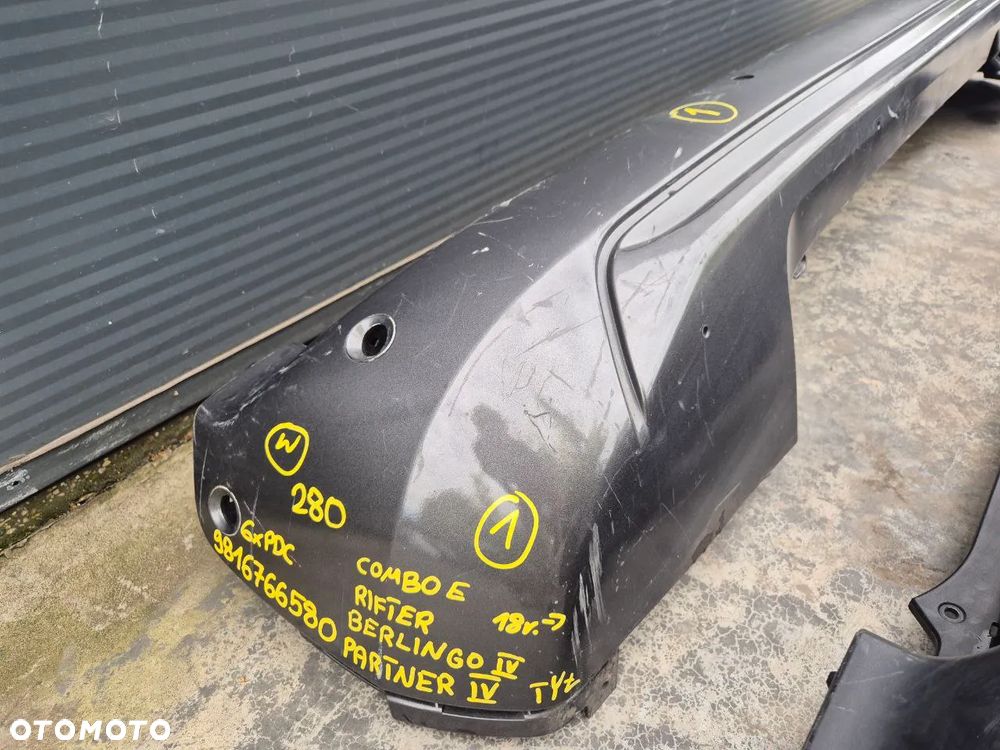 PARTNER BERLINGO IV RIFTER COMBO E ZDERZAK TYŁ / PRZÓD (dostępne 6 zderzaków) - 17