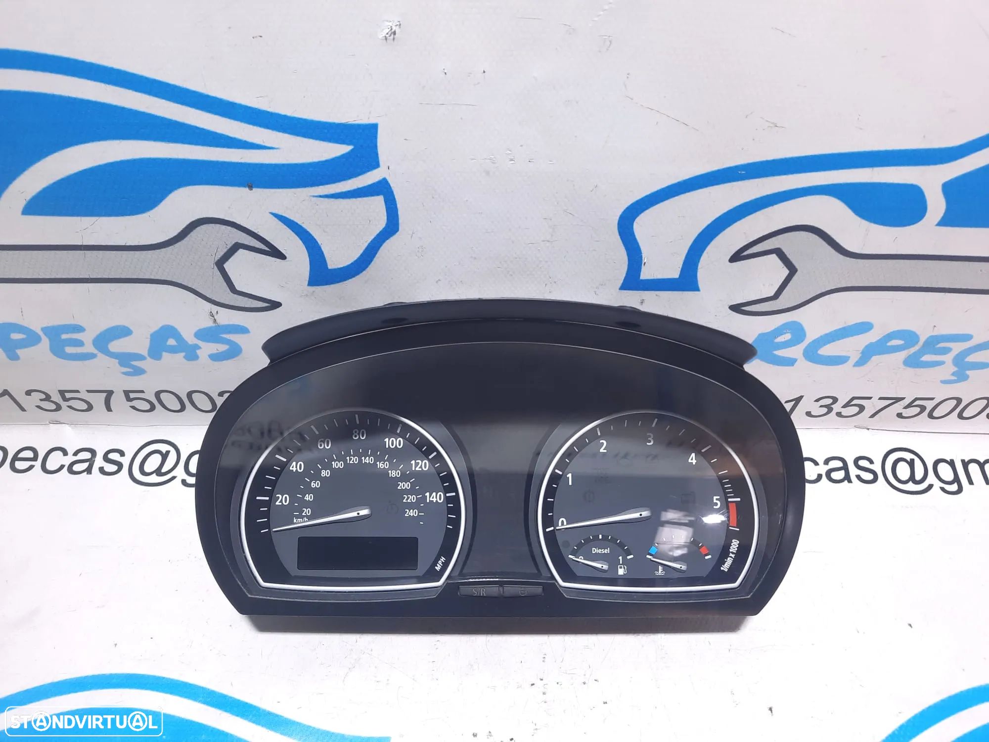 QUADRANTE MOSTRADORES MILHAS KM  BMW X3 E83 102468032 PAINEL INSTRUMENTOS - 1