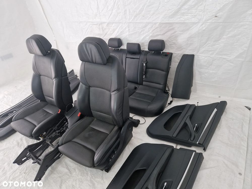 BMW F11 M5 Środek Mpakiet fotele kanapa boczki europa komplet full wentylowane grzane + tv - 9
