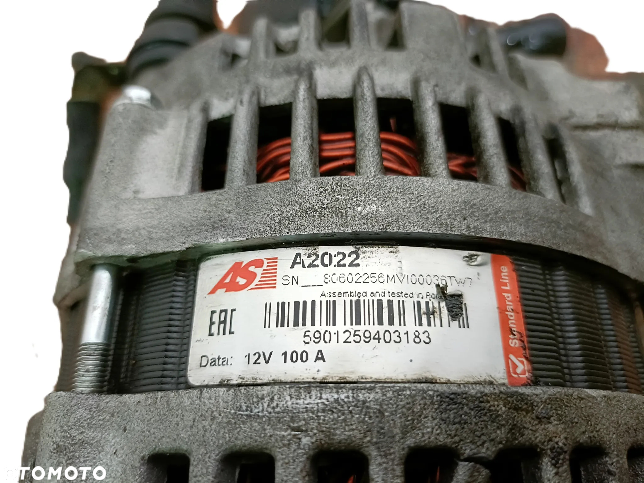 OPEL ASTRA H 04-14 1,7 CDTI alternator AS A2022 * - 5