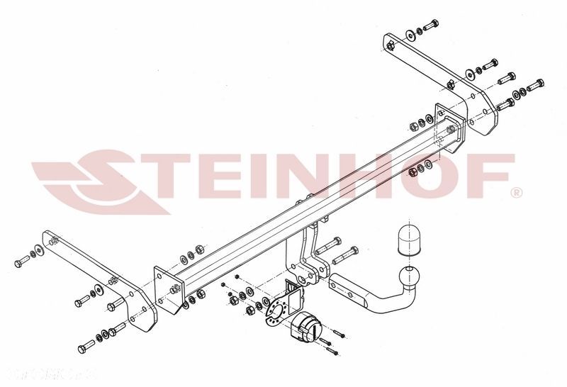 Hak holowniczy + MODUŁ 7PIN do Suzuki Vitara 5 drzwi od 2015 - 2