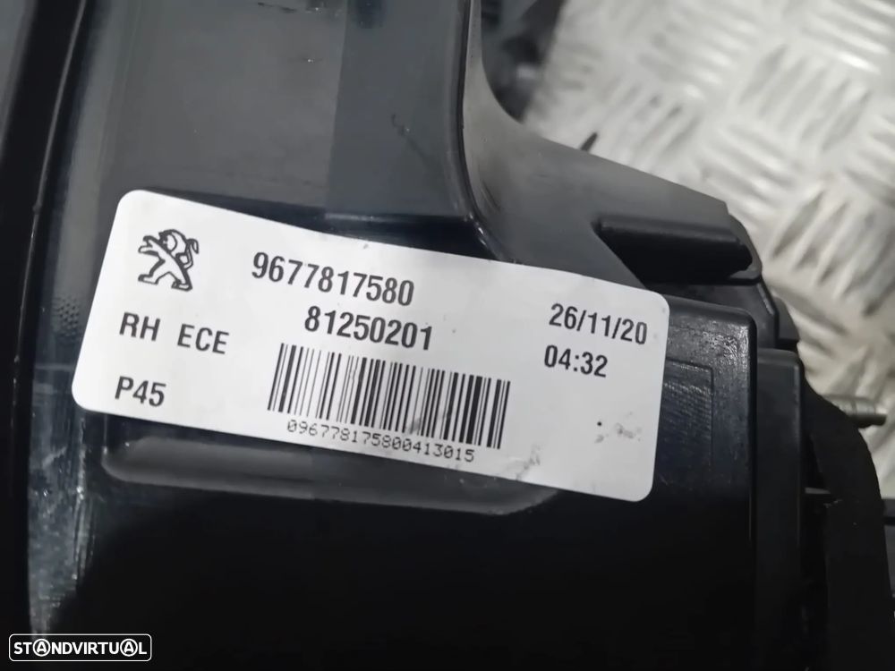 Farolins Peugeot 308 II 5 Portas Chassi Original - 8