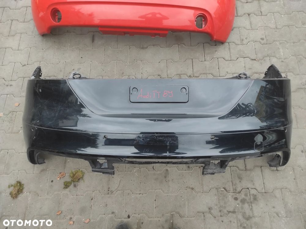 AUDI TT 8J S-LINE TT RS ZDERZAK TYLNY TYŁ PDC CZUJNIKI PRAKOWANIA CZARNY 8J0807317 WYSYŁKA !!!! - 1