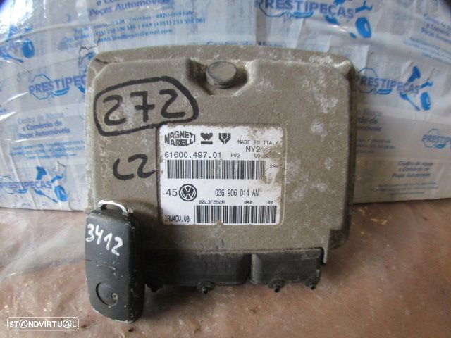 Centralina 036906014AN 6160049701 VW GOLF 4 2000 1.4I 75CV 5P CINZA MAGNET MARELLI - 1