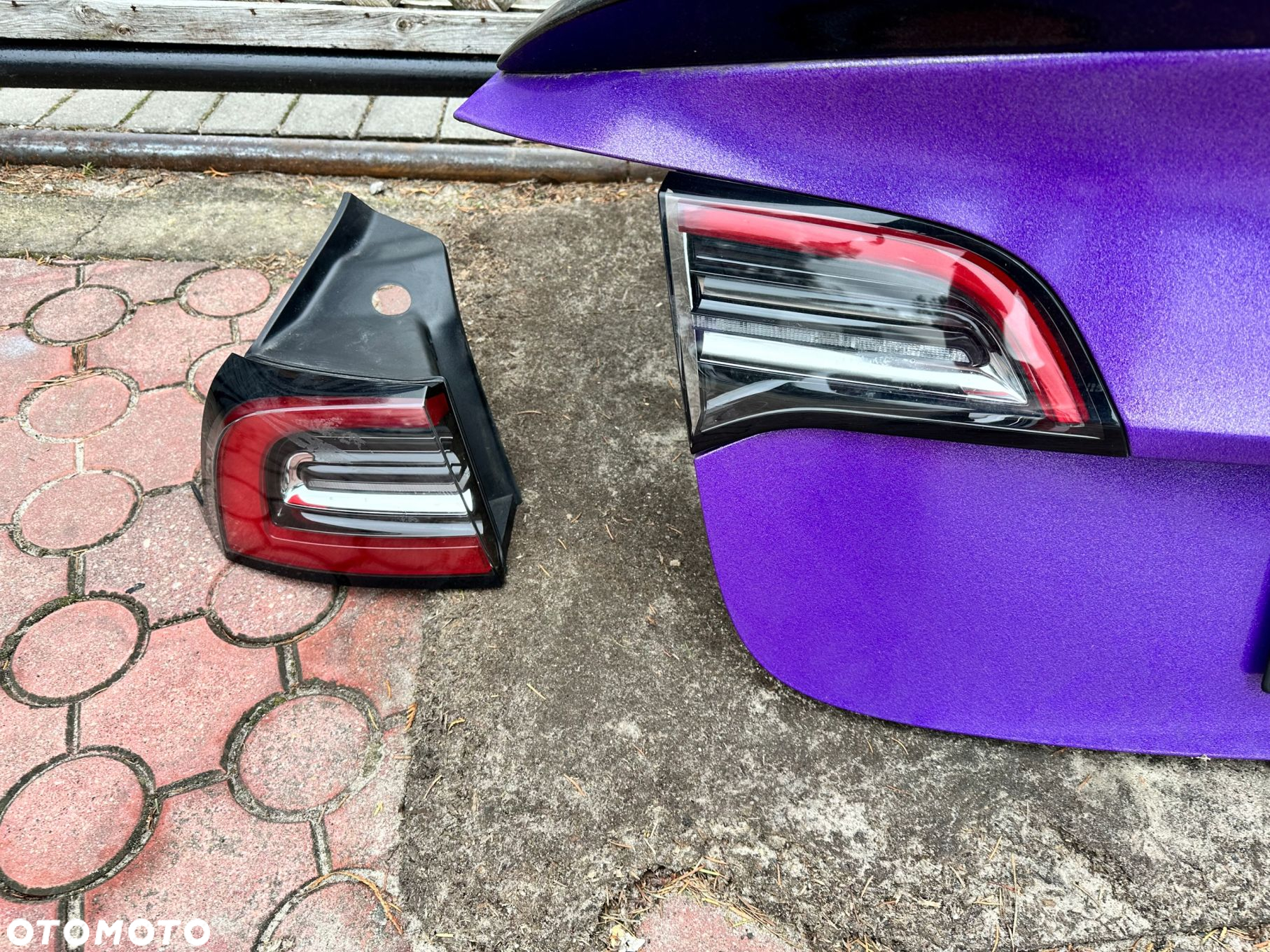 Lampy Tył Tylne Komplet Lamp Tesla Model 3 Lift 2022r - 8