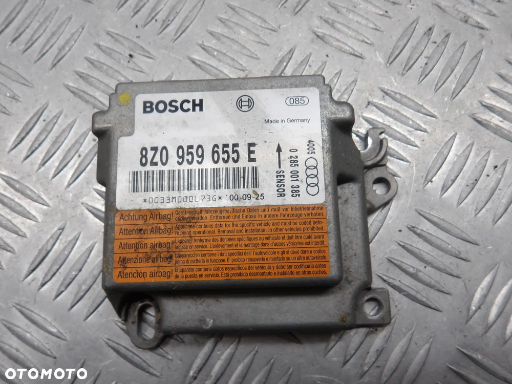 AUDI A2 1.4 TDI 99-05r. MODUŁ SENSOR PODUSZEK AIRBAG 8Z0959655E - 3