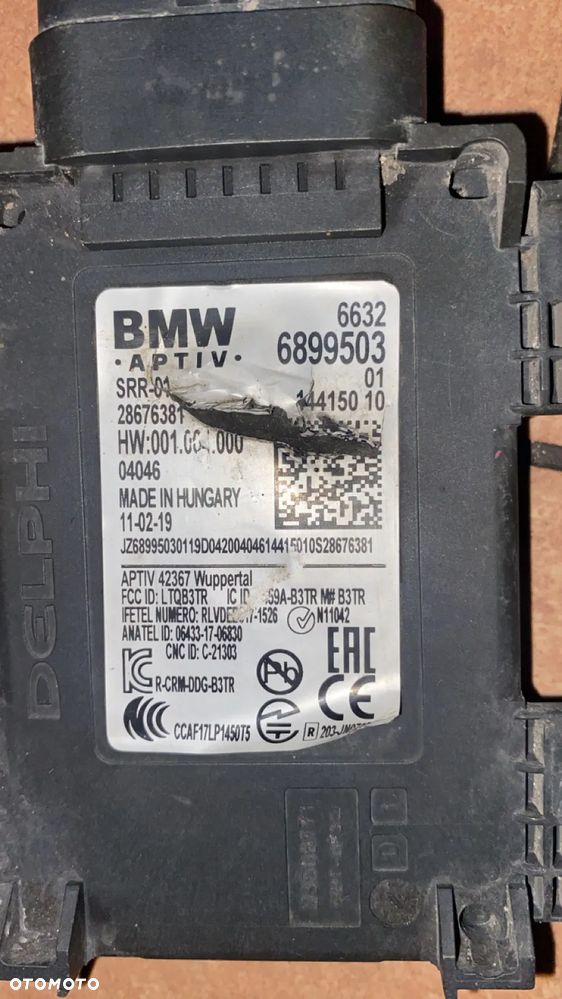 BMW G30 G11 G05 CZUJNIK RADAROWY BLISKIEGO ZASIĘGU 6899503 - 6