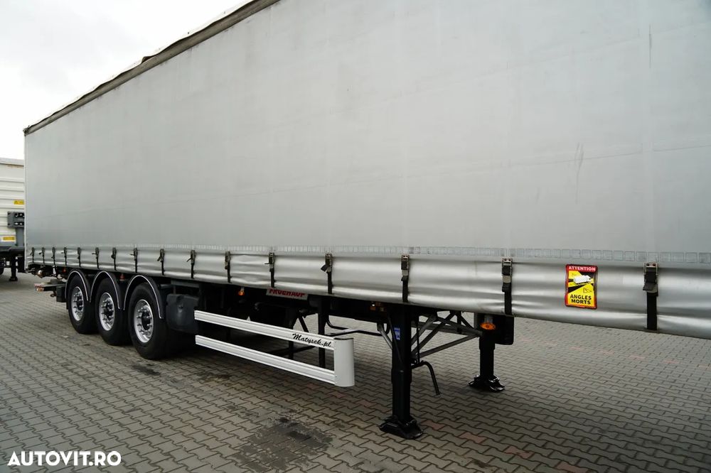 Fruehauf / CORTINĂ / STANDARD / ELEVATOR DHOLLANDIA 2.000 kg / PODEA PUTERNICĂ - 9