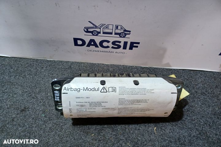 Airbag pasager 1K0880204L Volkswagen VW Golf 5 [2003 - 2009] Plus min - 1