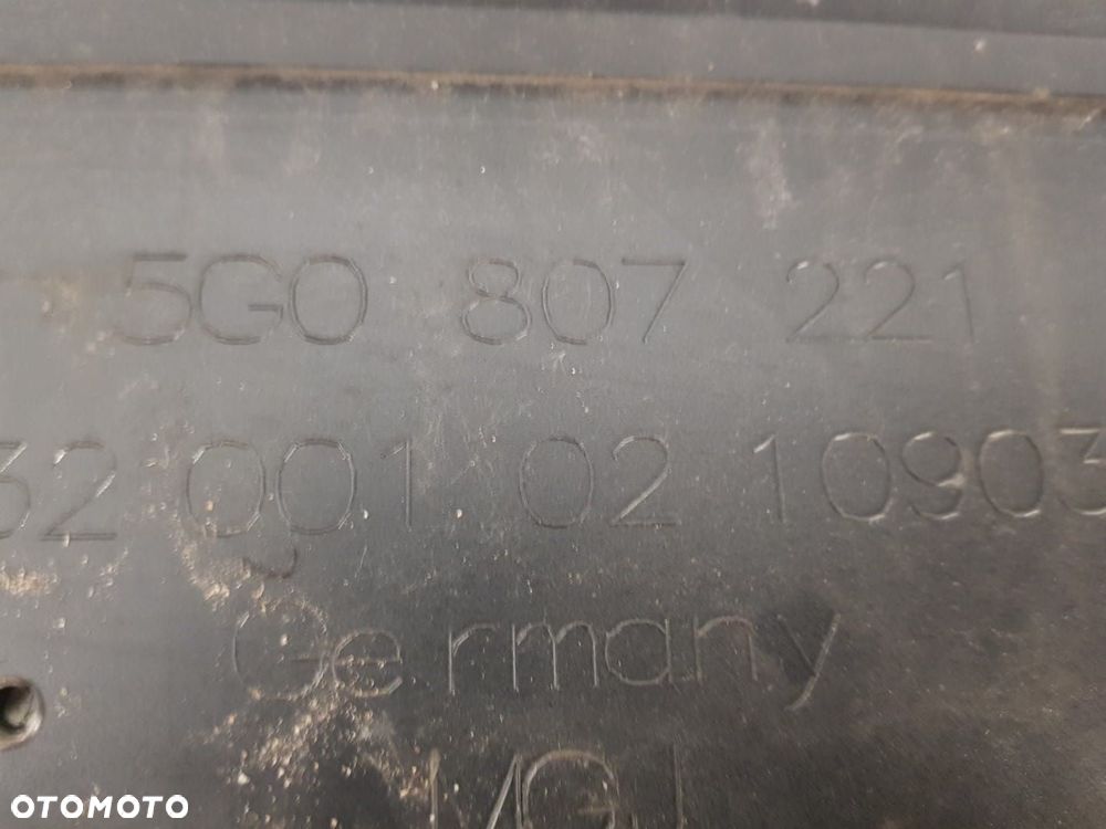 VW GOLF VII 7 ZDERZAK PRZEDNI 4PDC SPRYSKI 12-17 HIGHLINE 5G0807217BR DEEP BLACK C9X - 10