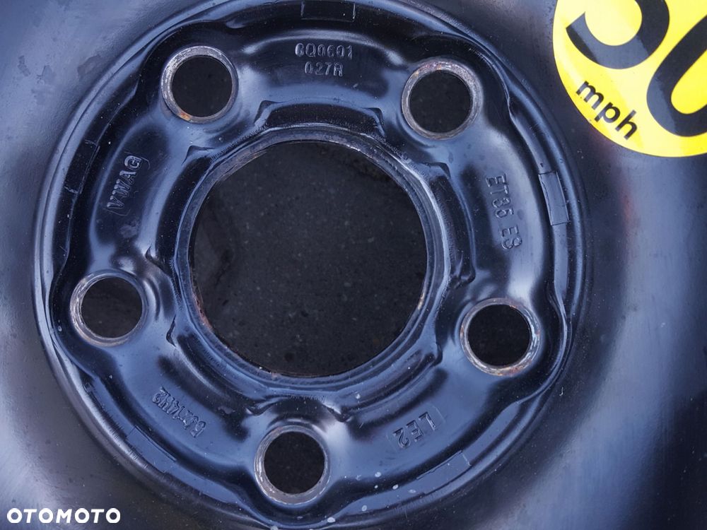 VW POLO 6R IBIZA IV 08r- KOŁO ZAPASOWE 14 5X100 - 5