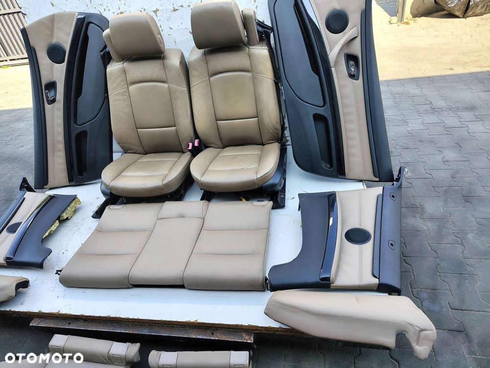 FOTEL FOTELE BOCZKI KANAPA SKÓRA GRZANE BMW 3 E93 CABRIO - 3