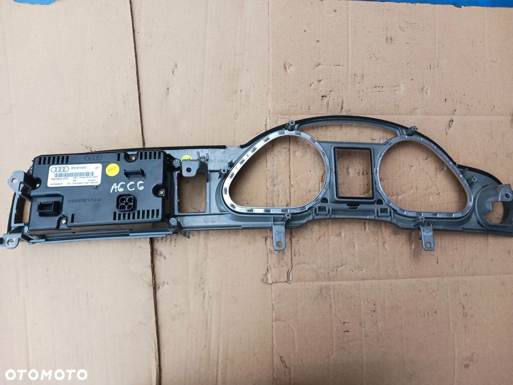 Audi A6 C6 wyświetlacz ekran MMI 4F0919603 ramka zegarów wyświetlacza EUROPA - 1