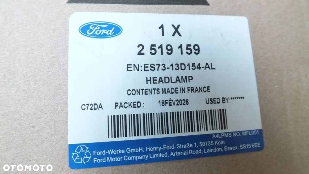 lampa przednia prawa Ford Mondeo V MK5 ES7313D154AL - 9