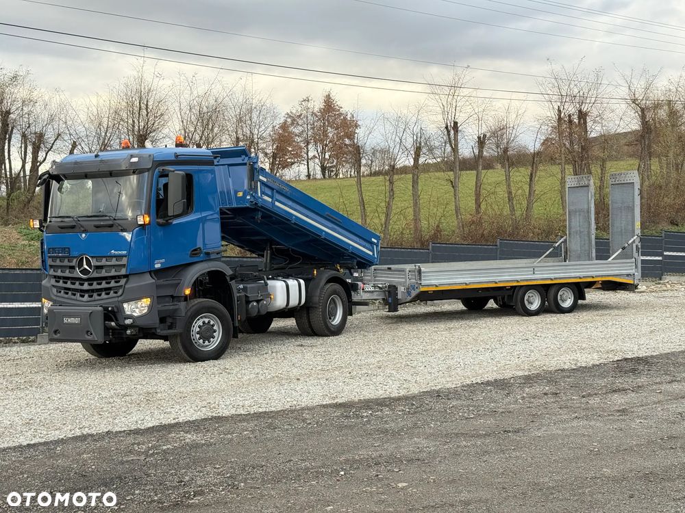 Mercedes-Benz * Arocs * 4X4 * JAK NOWY * Wywrotka Kiper Meiller+ Przyczepa * Zestaw  Sprowadzony * 80.700 km Oryginalnie * Mercedes - 1