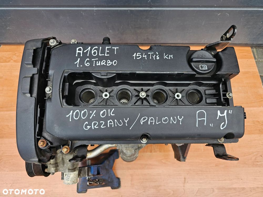 SILNIK SŁUPEK OPEL ASTRA H J INSIGNIA CORSA E 1.6 TURBO 180KM A16LET 154000 km - 3