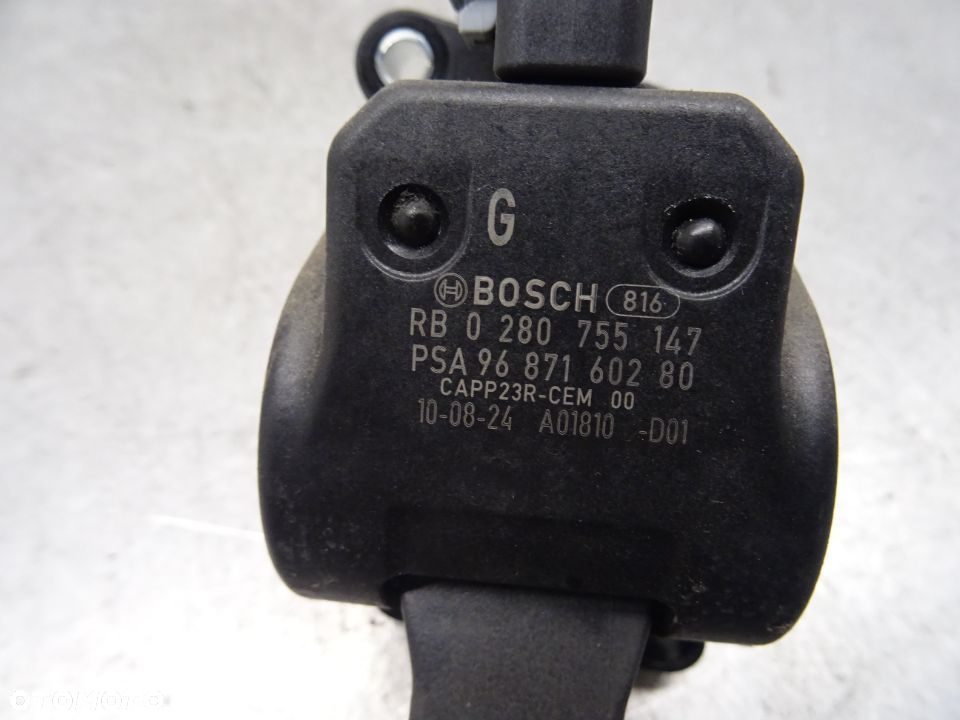 PEUGEOT 206+ PLUS 09-12 1.4 HDI POTENCJOMETR PEDAŁ GAZU 0280755147 - 3