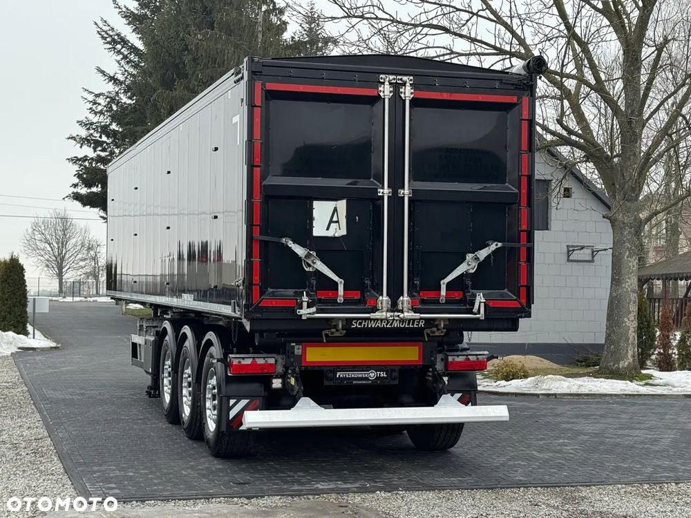 Schwarzmuller SK/ WAGA 6000 kg / 50 m3 / KLAPO-DRZWI / PODNOSZONA OŚ  / IDEALNY STAN - 16