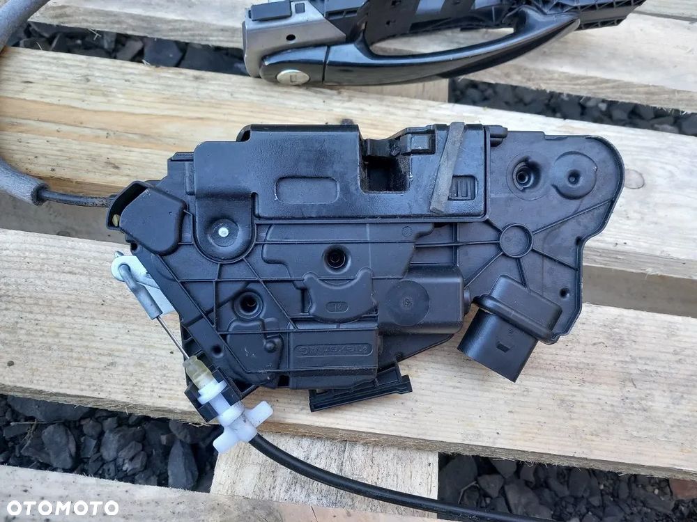 Zamek Drzwi Przedni Lewy 7PIN Przód Klamka Komplet LF9R Skoda Fabia II Lift 2012r 1S1837015B - 6