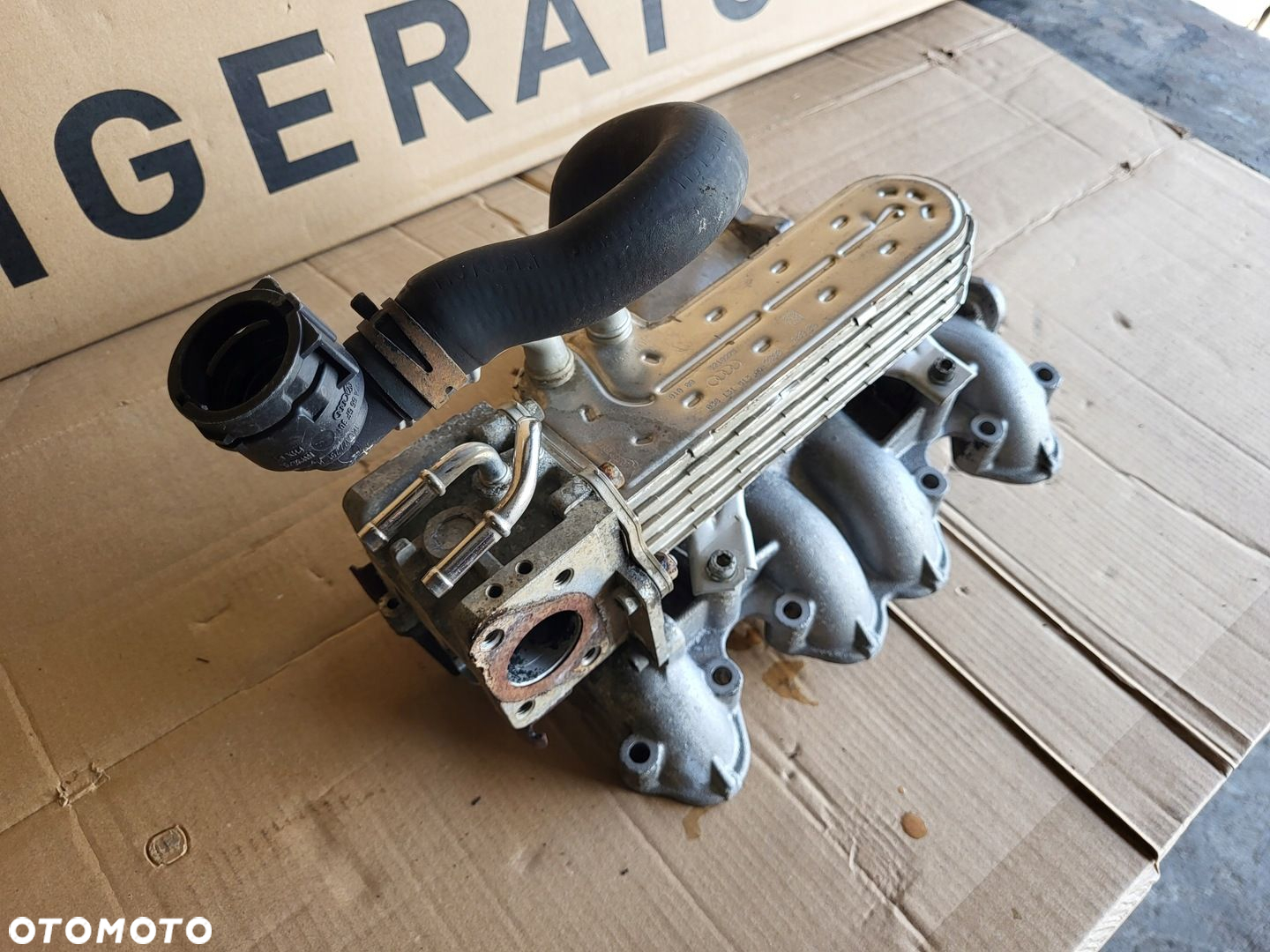 CHŁODNICA SPALIN EGR  KOLEKTOR VW SKODA SEAT AUDI 1.9 TDI BXE 038131513AD - 2