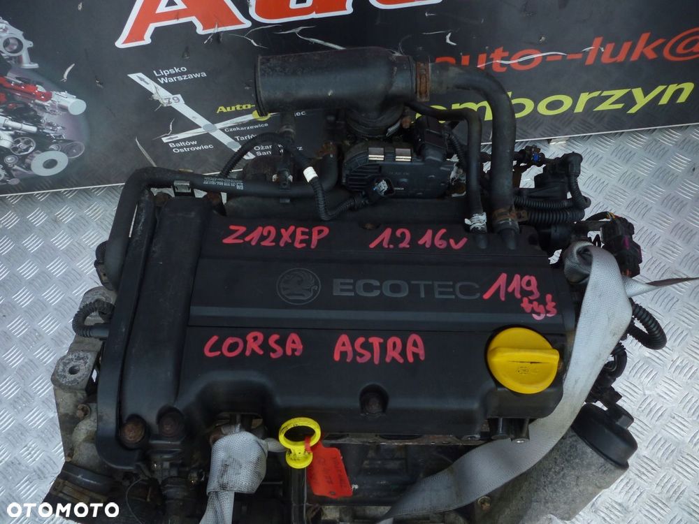 SILNIK OPEL CORSA ASTRA 1.2 16V Z12XEP 119 TYS - 2