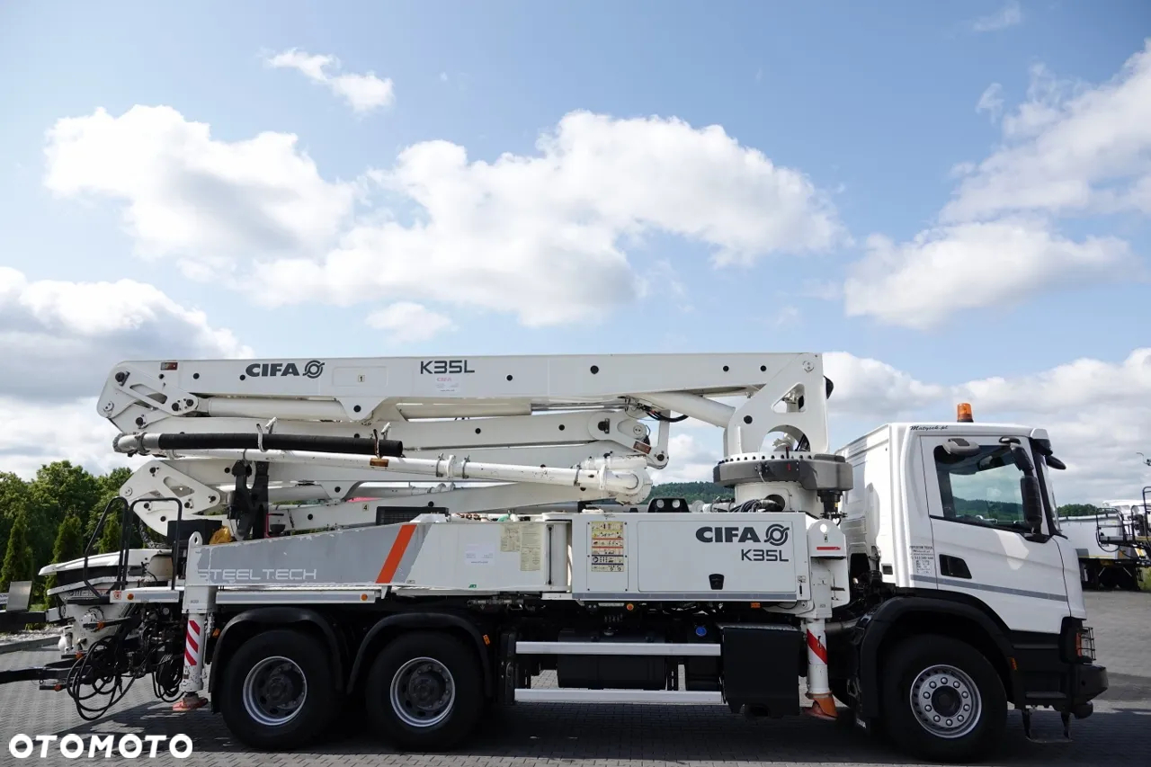 Scania P 450 XT  / 6x4 / POMPA DO BETONU CIFA K35l / 2019 ROK / STEROWANIE RADIOWE / SPROWADZONY - 13