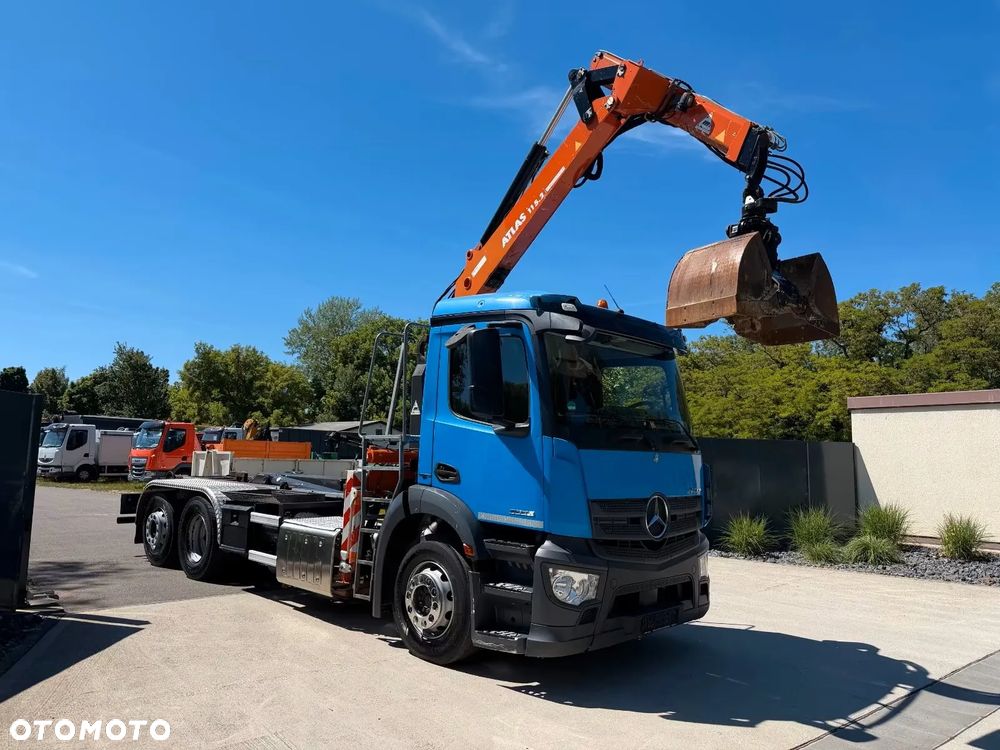 Mercedes-Benz ANTOS 2533 6x2 + HDS ATLAS sterowany pilotem | EURO 6 | 144 000 KM - 1
