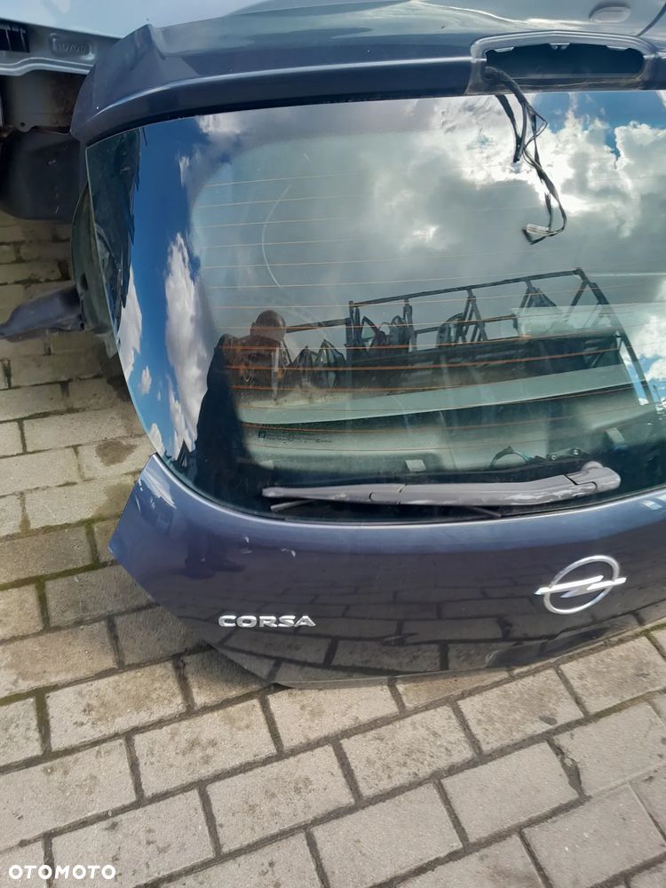 OPEL CORSA D KLAPA BAGAŻNIKA TYLNA TYŁ KOLOR: Z168 - 3