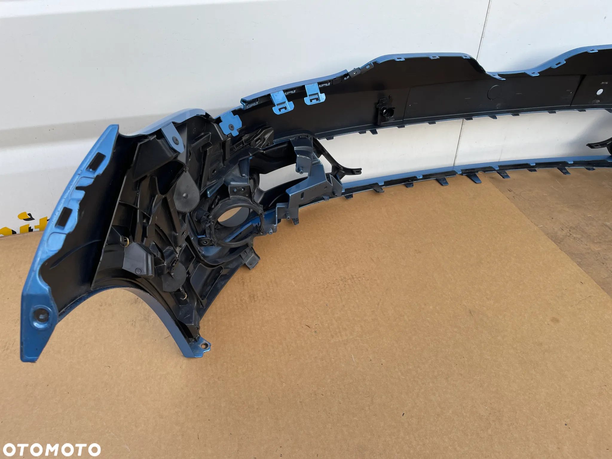 RENAULT MEGANE III LIFT ORYGINALNY ZDERZAK PRZEDNI PDC KRATKA 620220055R NIEBIESKI - 6