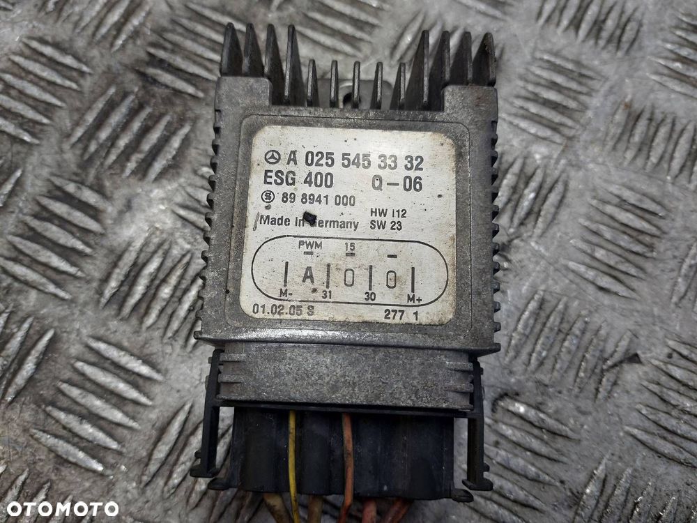 MODUŁ STEROWNIK WENTYLATORA MERCEDES W414 VANEO 1.7 CDI 0255453332 - 2