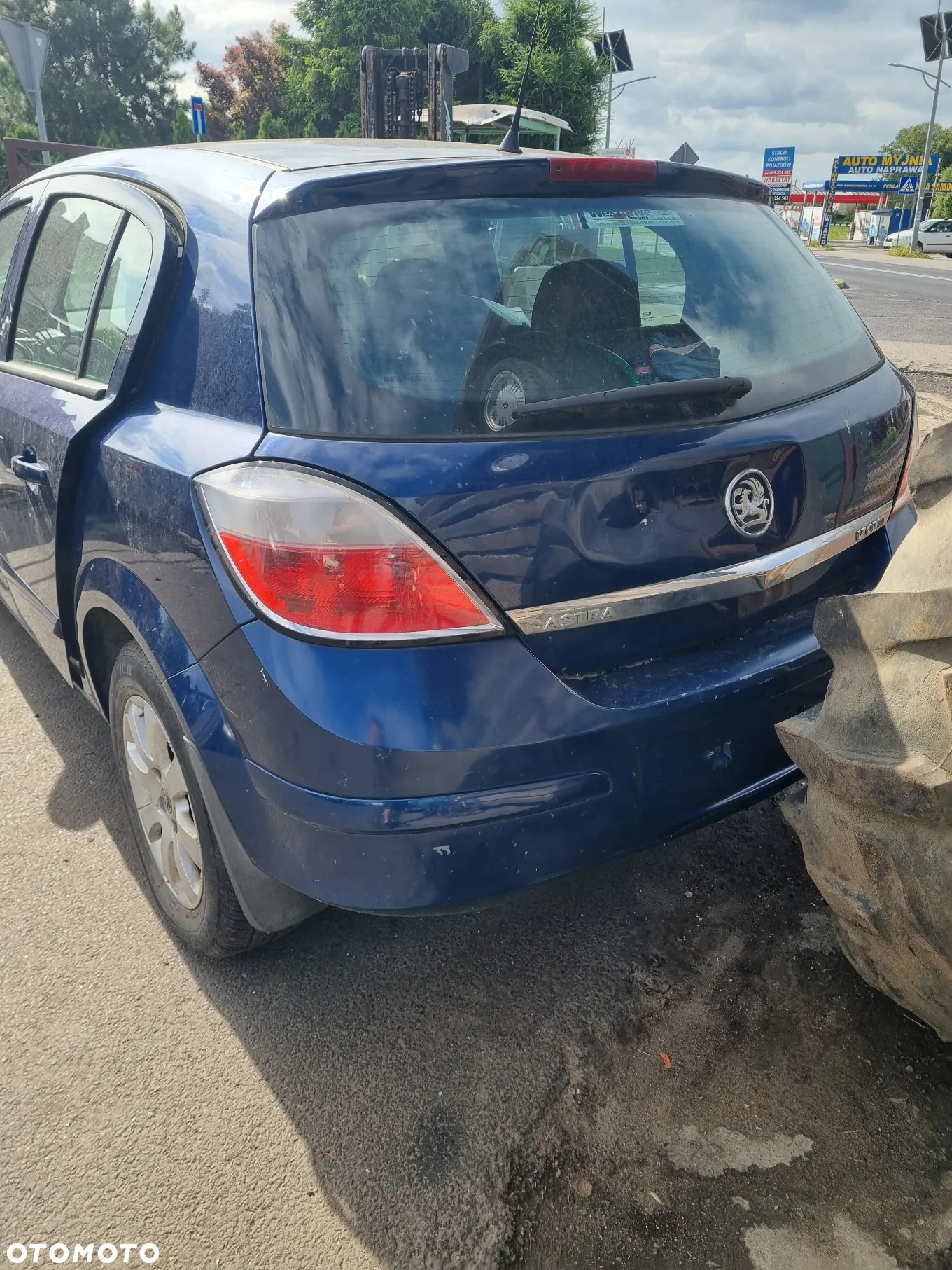 Opel Astra H hb 5d 1.7 cdti 100km Z17DTH lakier Ultra Blue 4CU na czesci - 8