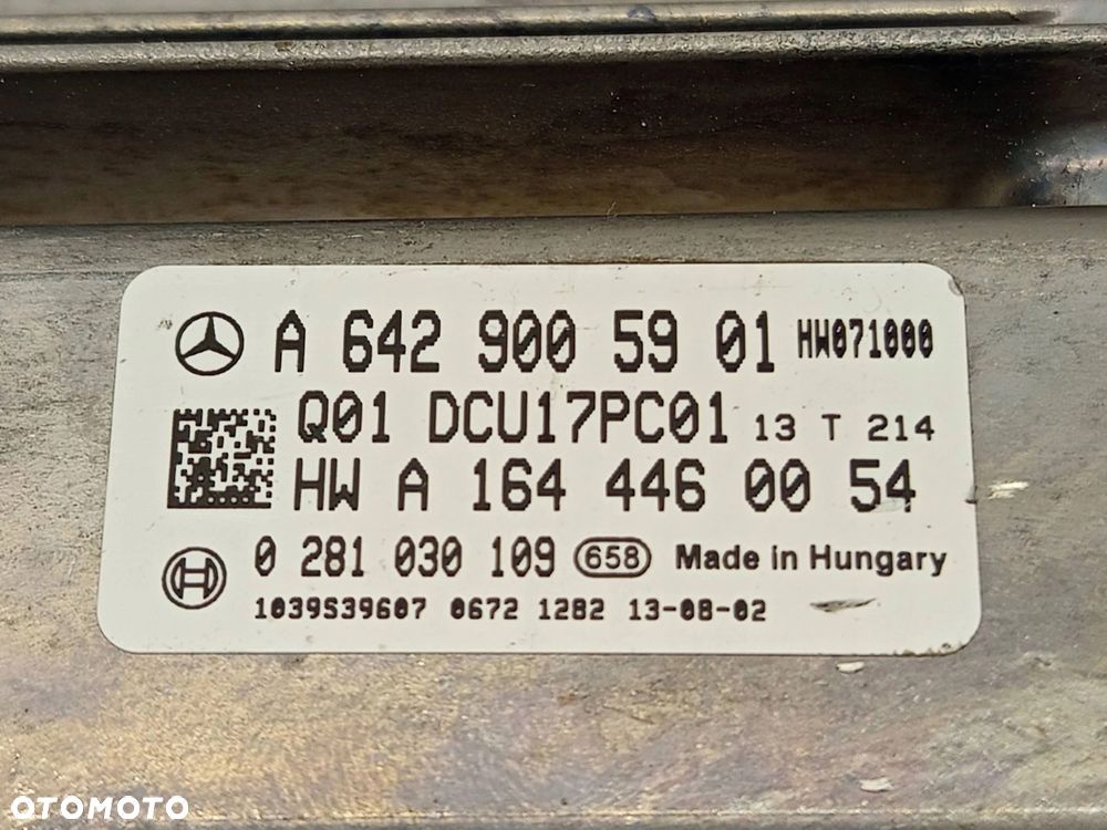 STEROWNIK KOMPUTER MERCEDES W212 E350 V6 CDI A6429005901 0281030109 - 6