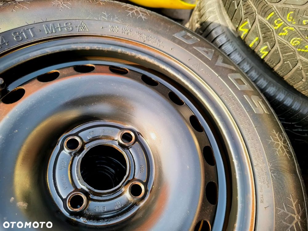 4x100 Felgi Stalowe Stal 14 Koła Zimowe Zima VW UP! UP LUPO CADDY SEAT AROSA MII INCA SKODA CITIGO Legnica ALU-RAD 165/70 6,5mm - 4