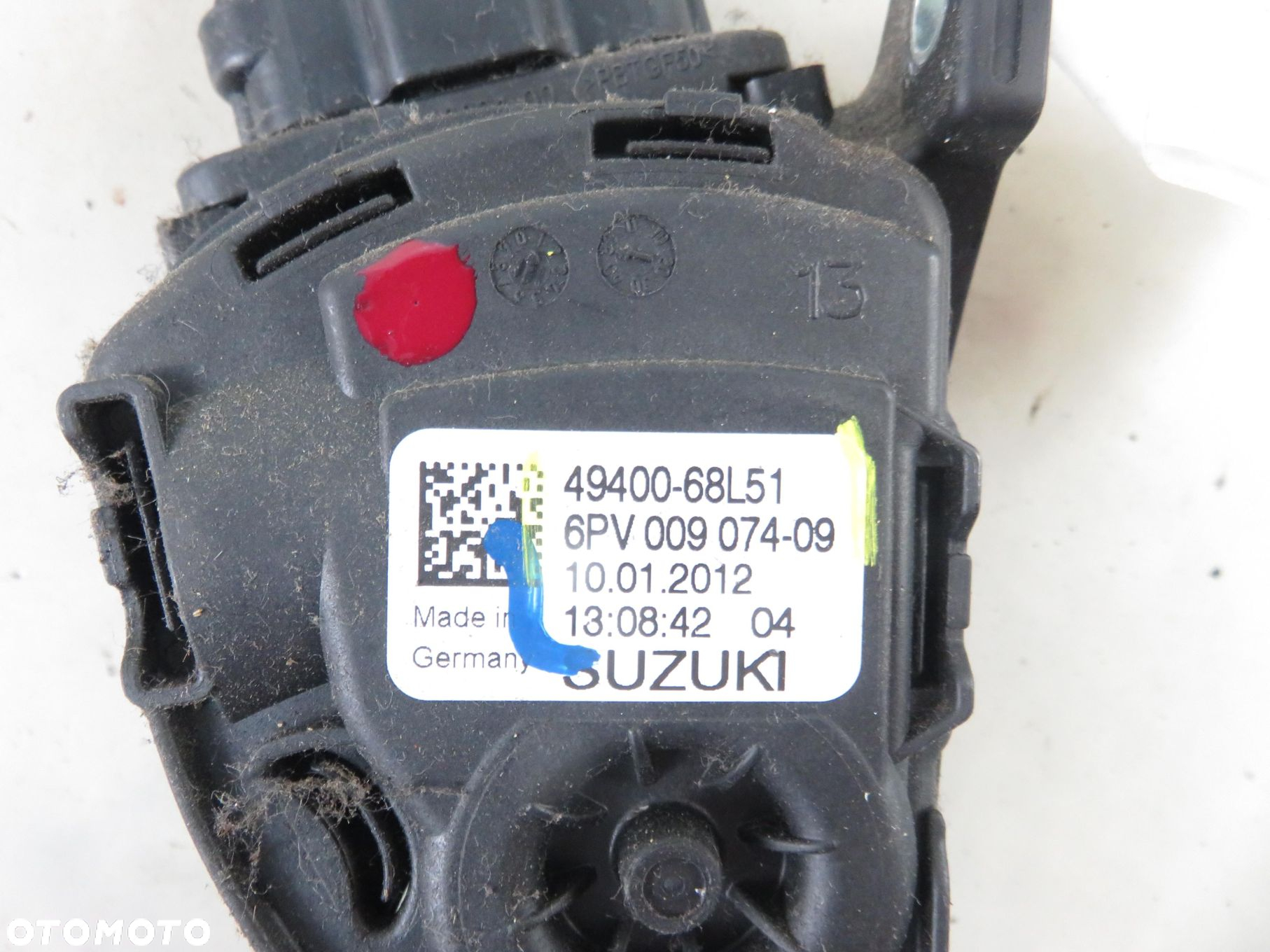 POTENCJOMETR GAZU SUZUKI SWIFT IV 1.2  4940068L51 6PV00907409 - 5